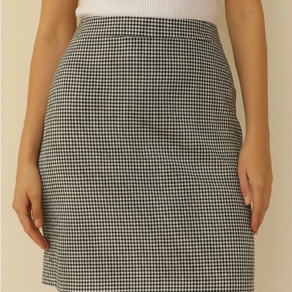Talbots Black & White Skirt Women’s Size 10 Petite NWOT